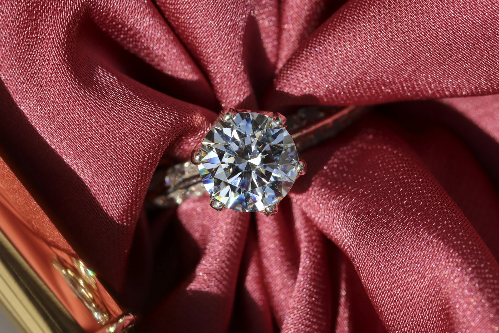 1.2ct round solitaire diamond ring