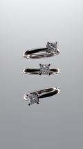 Princess cut diamond ring